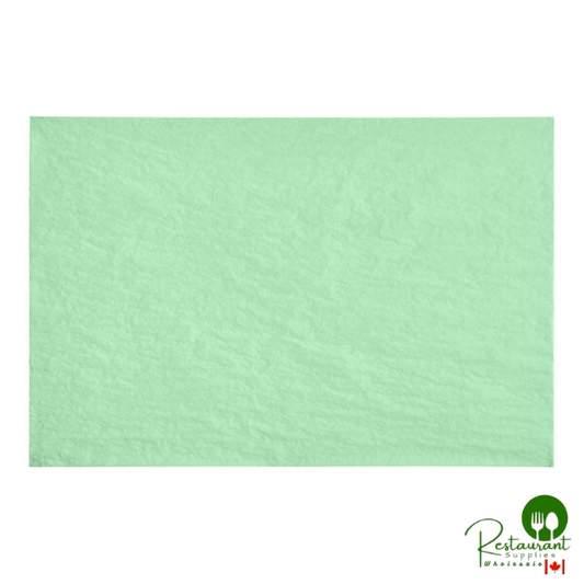 SatinWrap 20" x 30" 10 lb. Cool Mint Tissue Paper Sheets 2030-9300 - 480/Pack