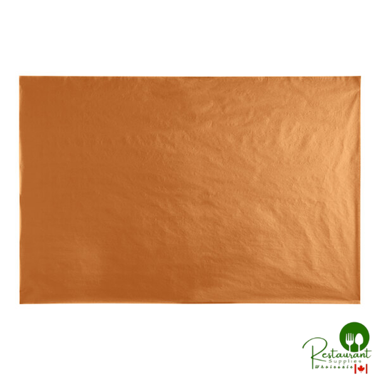 SatinWrap 20" x 30" 10 lb. Copper Tissue Paper Sheets 2030-SD#45 - 200/Pack