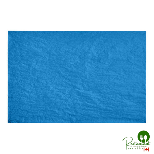 SatinWrap 20" x 30" 10 lb. Fiesta Blue Tissue Paper Sheets 2030-0390 - 480/Pack