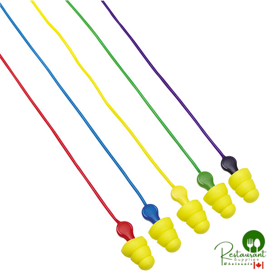 3M 340-6004 E-A-R™ UltraFit™ Plus Assorted Corded Earplugs - 100/Pack