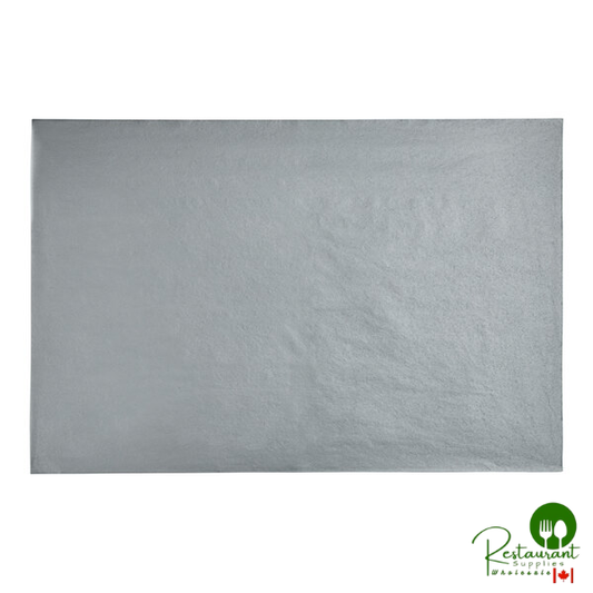 SatinWrap 20" x 30" 10 lb. Silver Tissue Paper Sheets 2030-SD#41 - 200/Pack