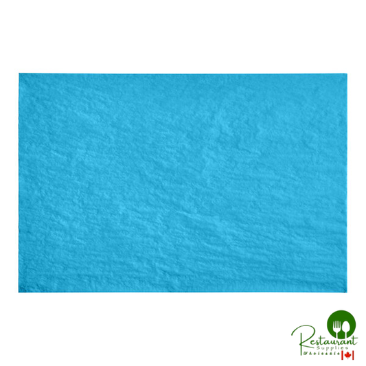SatinWrap 20" x 30" 10 lb. Turquoise Tissue Paper Sheets 2030-1700 - 480/Pack