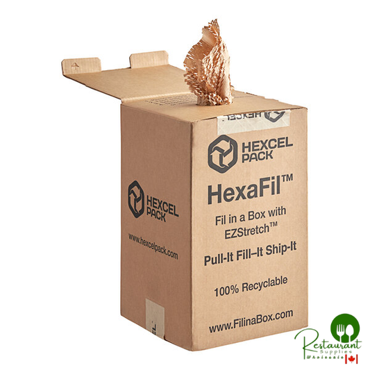 HexaFil 12" x 1800' Expanding Void Fill Paper Dispenser Box HF300FNB