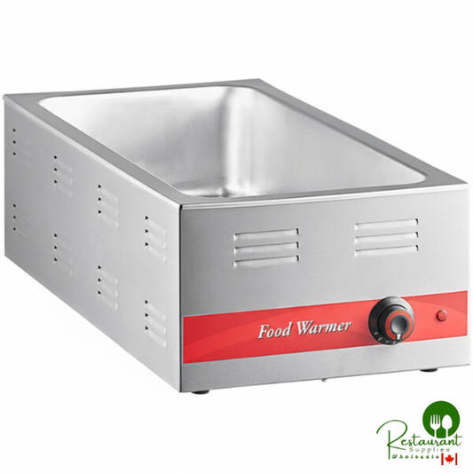 W43 12" x 27" 4/3 Size Electric Countertop Food Warmer - 120V, 1500W By Prime