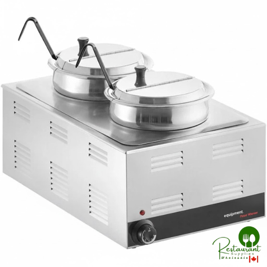 12" x 20" Full Size Electric Countertop Food Warmer with Adapter Plate and Inset Pots - 1200W By Prime