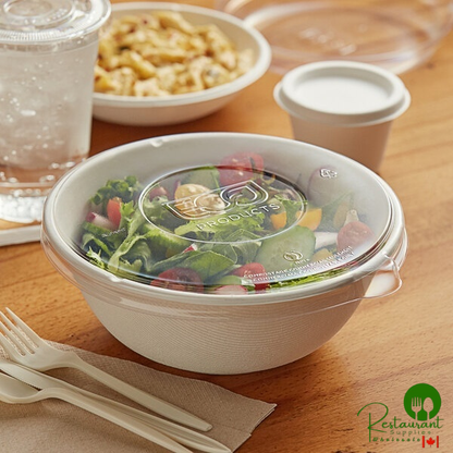 Eco-Products EP-BLLID WorldView 24-46 oz. Compostable Plastic Coupe Bowl Flat Lid - 400/Case
