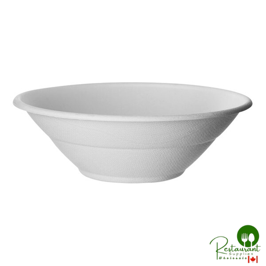 Eco-Products Vanguard 32 oz. Compostable Sugarcane Round Noodle Bowl - 400/Case