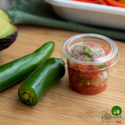 Eco-Products 1 oz. Compostable Clear PLA Plastic Portion Cup - 5,000/Case