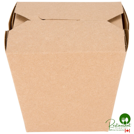 Fold-Pak Earth 26MWEARTHM 26 oz. Microwaveable Paper Take-Out Container - 450/Case