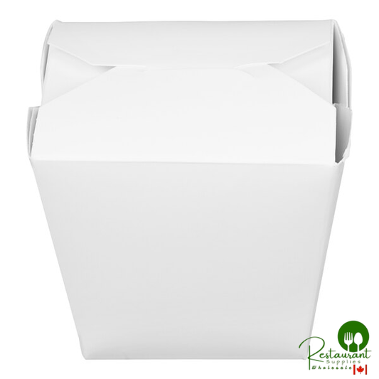 Fold-Pak 32MWWHITEM 32 oz. White Microwavable Paper Take-Out Container - 450/Case
