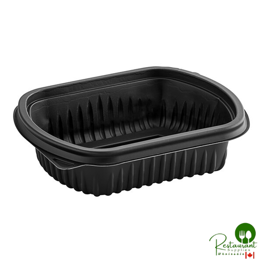 Pactiv MealMaster 12 oz. Black Rectangle Container - 232/Case