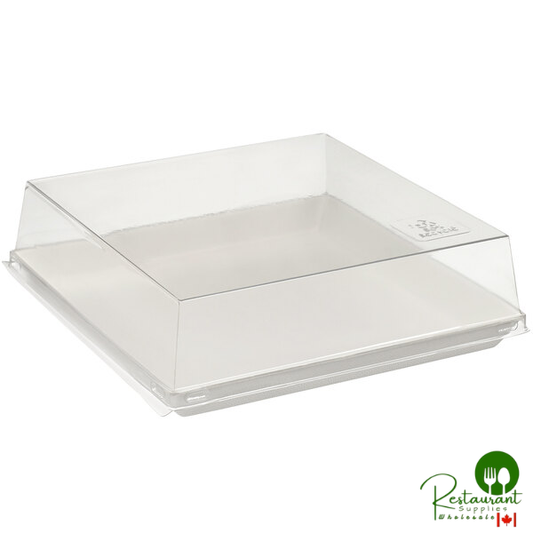 Solia 6 5/16" x 6 5/16" Transparent PET Lid for Quartz Plate - 200/Case