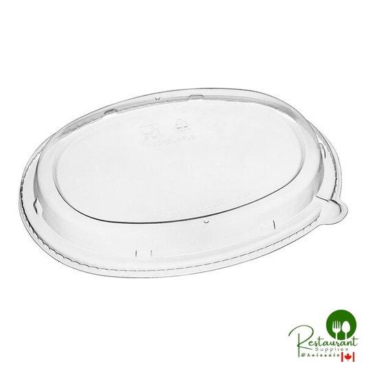 Tellus Products 32 oz. Oval Vented Dome Take-Out Lid - 300/Case