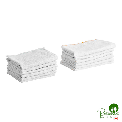 Hospeco Multi-Purpose White Terry Cloth Rags in Bulk - 50 lb.
