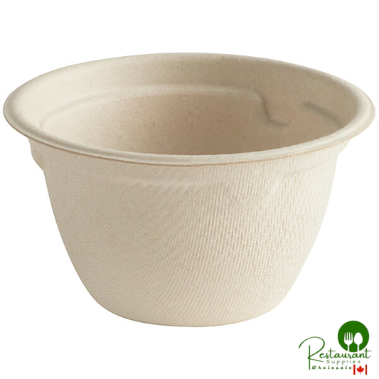 World Centric 2 oz. Compostable Fiber Portion Cup with Leaf Plus - 2,000/Case