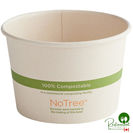 World Centric 16 oz. Compostable Bio Lined Paper Food Cup - 500/Case