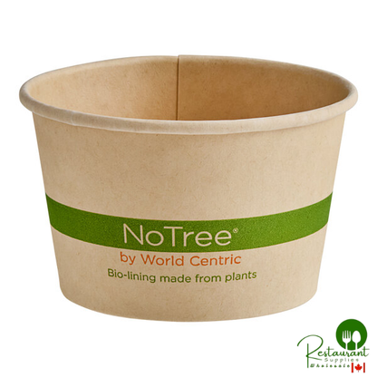 World Centric 4 oz. NoTree Compostable Portion Cup - 1,000/Case