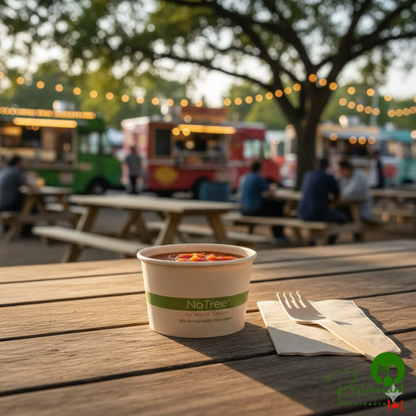 World Centric 4 oz. NoTree Compostable Portion Cup - 1,000/Case