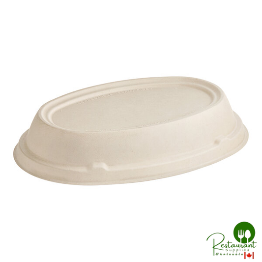 World Centric 32 oz. Compostable Fiber Burrito Bowl Lid - 300/Case
