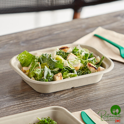 World Centric 17 oz. PLA Lined Compostable Fiber Container - 400/Case
