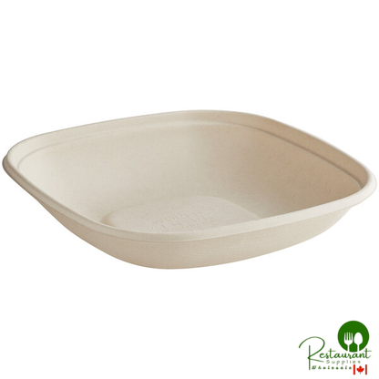 World Centric 32 oz. Compostable Square Fiber Bowl - 400/Case