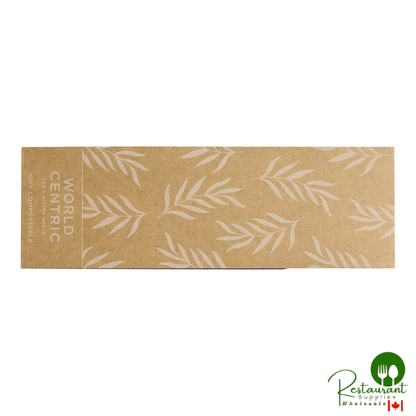 World Centric Compostable Paper Sleeve for 60 oz. Fiber Containers - 800/Case