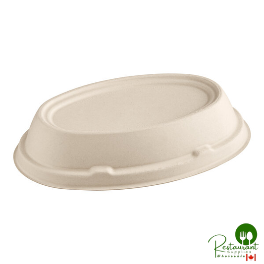 World Centric Compostable Fiber Lid for 18 oz. Fiber Burrito Bowl - 400/Case