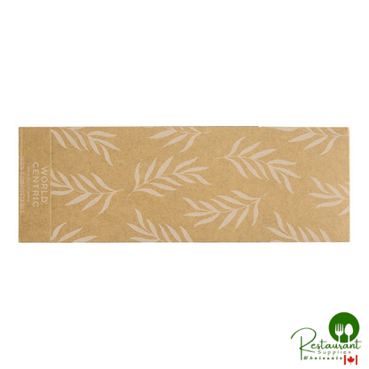 World Centric Compostable Paper Sleeve for 15.5-18 oz. Fiber Containers - 800/Case