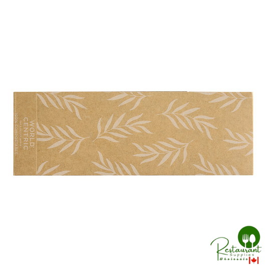 World Centric Compostable Paper Sleeve for 15.5-18 oz. Fiber Containers - 800/Case