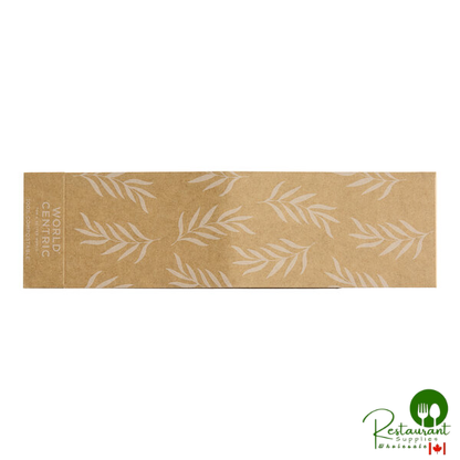 World Centric Compostable Paper Sleeve for 29-36 oz. Fiber Containers - 800/Case