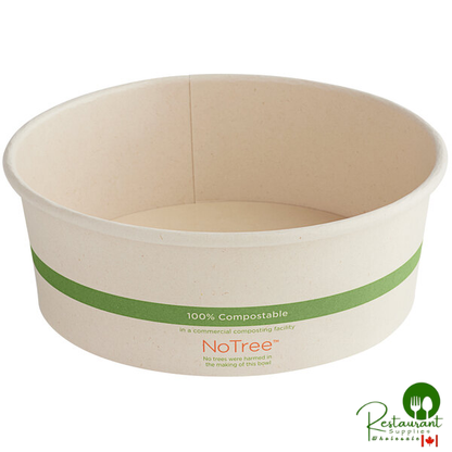 World Centric 42 oz. Compostable Wide Bio Lined Paper Food Cup - 300/Case