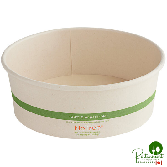 World Centric 42 oz. Compostable Wide Bio Lined Paper Food Cup - 300/Case