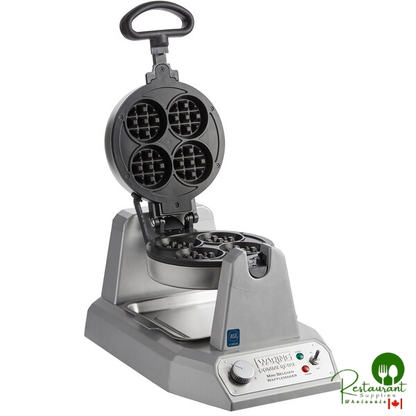 Waring WMB400X Mini Belgian Waffle Maker - 120V, 1200W