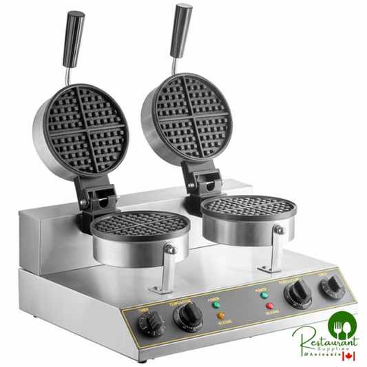WSM22 Non-Stick Double Waffle Maker with Timers - 120V By Prime
