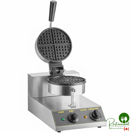 WSM11 Non-Stick Single Waffle Maker with Timer - 120V By Prime