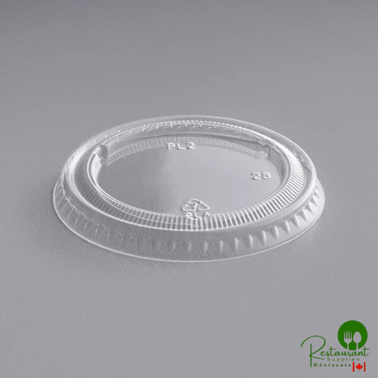 2 oz. Round Compostable PLA Take-Out Lid By Prime - 1,000/Case