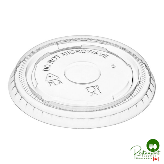4 oz. Round Compostable PLA Take-Out Lid By Prime - 1,000/Case