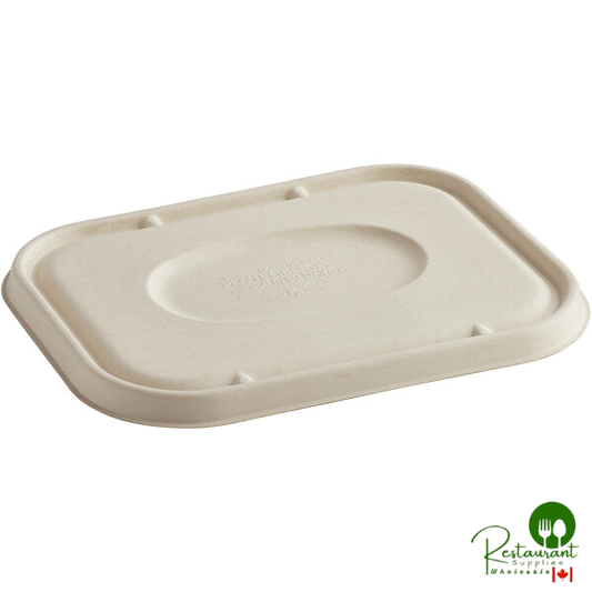World Centric 10" x 7 1/2" Fiber Compostable Lid - 400/Case