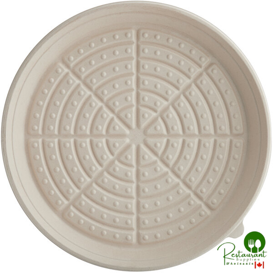 World Centric PizzaRound 12" Compostable Fiber Round Pizza Container Base Only - 200/Case