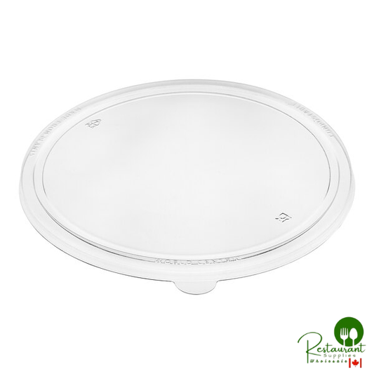 World Centric PLA Plastic Compostable Lid for 32 oz. Wide Fiber Take-Out Bowl - 300/Case