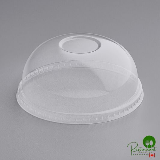 World Centric 12-32 oz. Clear Compostable PLA Domed Lid - 500/Case