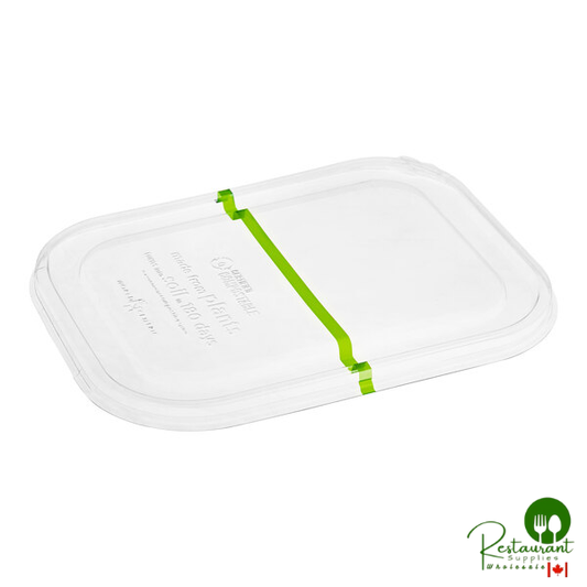 World Centric GreenLight Compliant PLA Plastic Compostable Lid for 36-60 oz. Fiber Containers - 400/Case