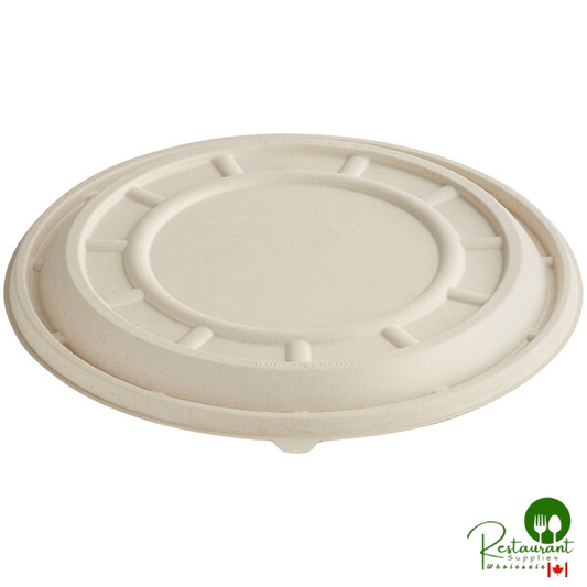 World Centric 12" Compostable Fiber Round Pizza Lid Only - 200/Case