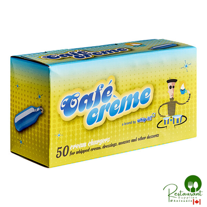 Whip-It CC-Cafe-50L Cafe Creme N20 Charger - 50/Box