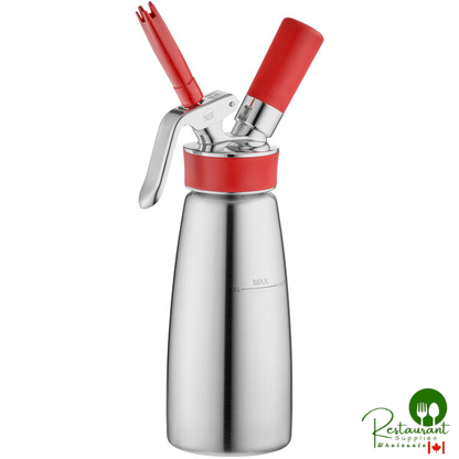 iSi 160301 Gourmet Whip Stainless Steel Whipped Cream Dispenser - .5 Liter