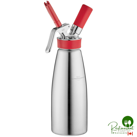 iSi 170301 Gourmet Whip Stainless Steel Whipped Cream Dispenser - 1 Liter