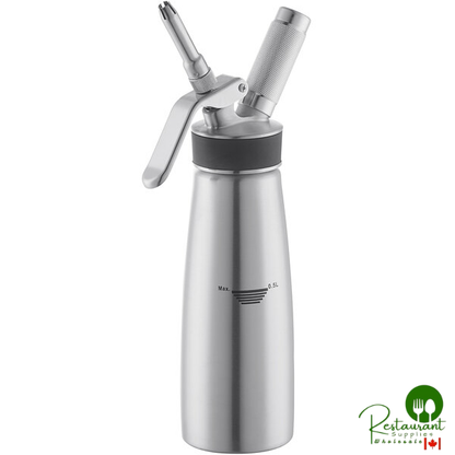 Chef Master .5 Liter Stainless Steel Whipped Cream Dispenser