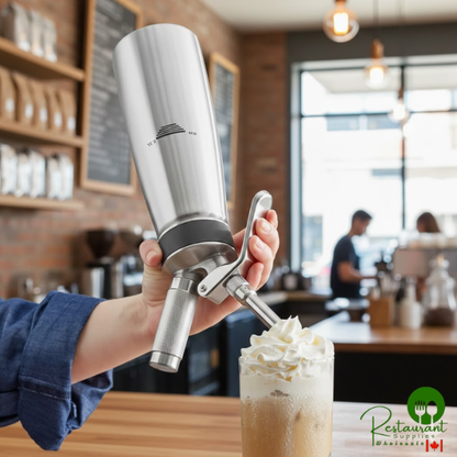 Chef Master .5 Liter Stainless Steel Whipped Cream Dispenser