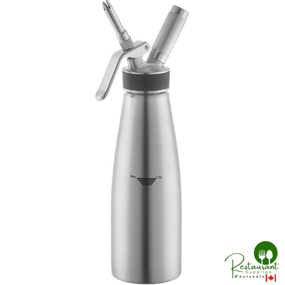 Chef Master Stainless Steel 1 Liter Whipped Cream Dispenser