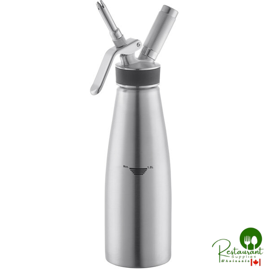 Chef Master Stainless Steel 1 Liter Whipped Cream Dispenser